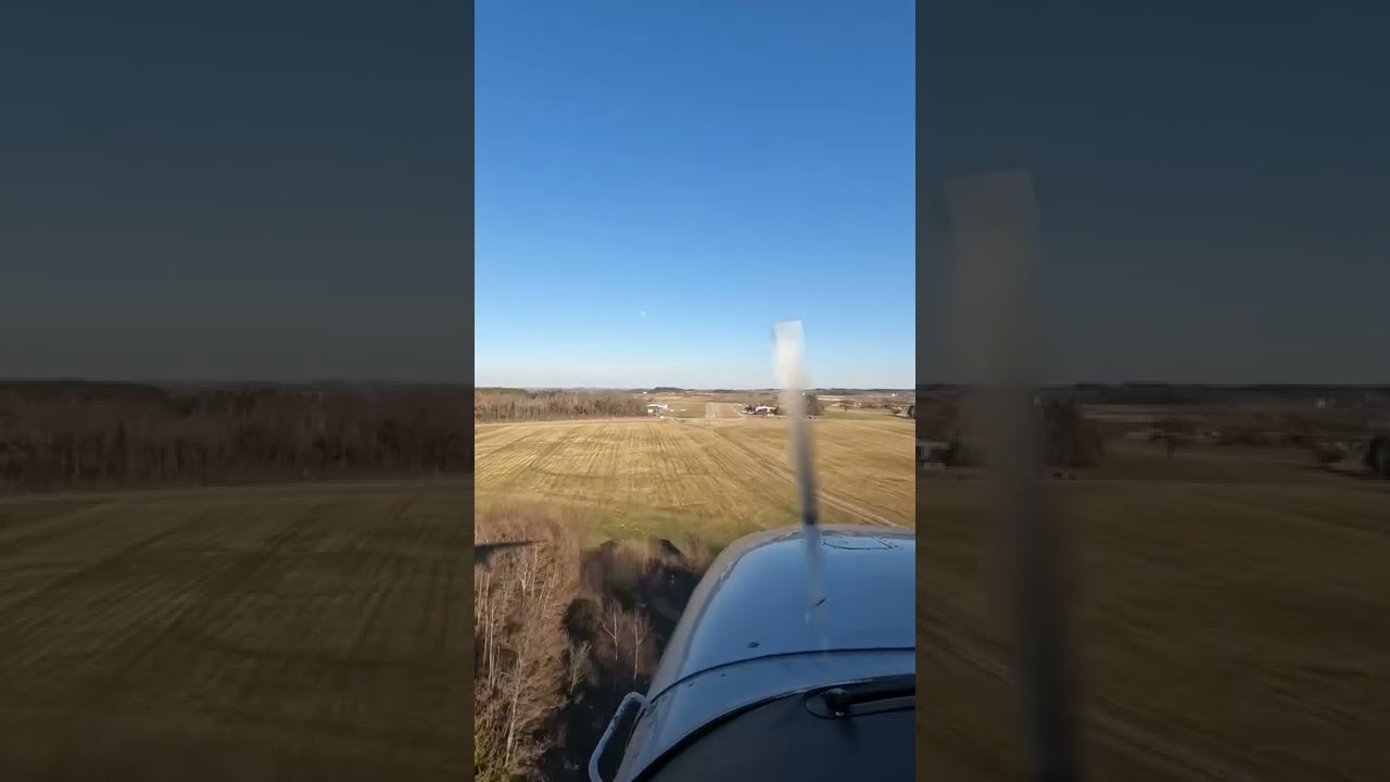 Challenging landing in a Cessna 172 (short field landing)