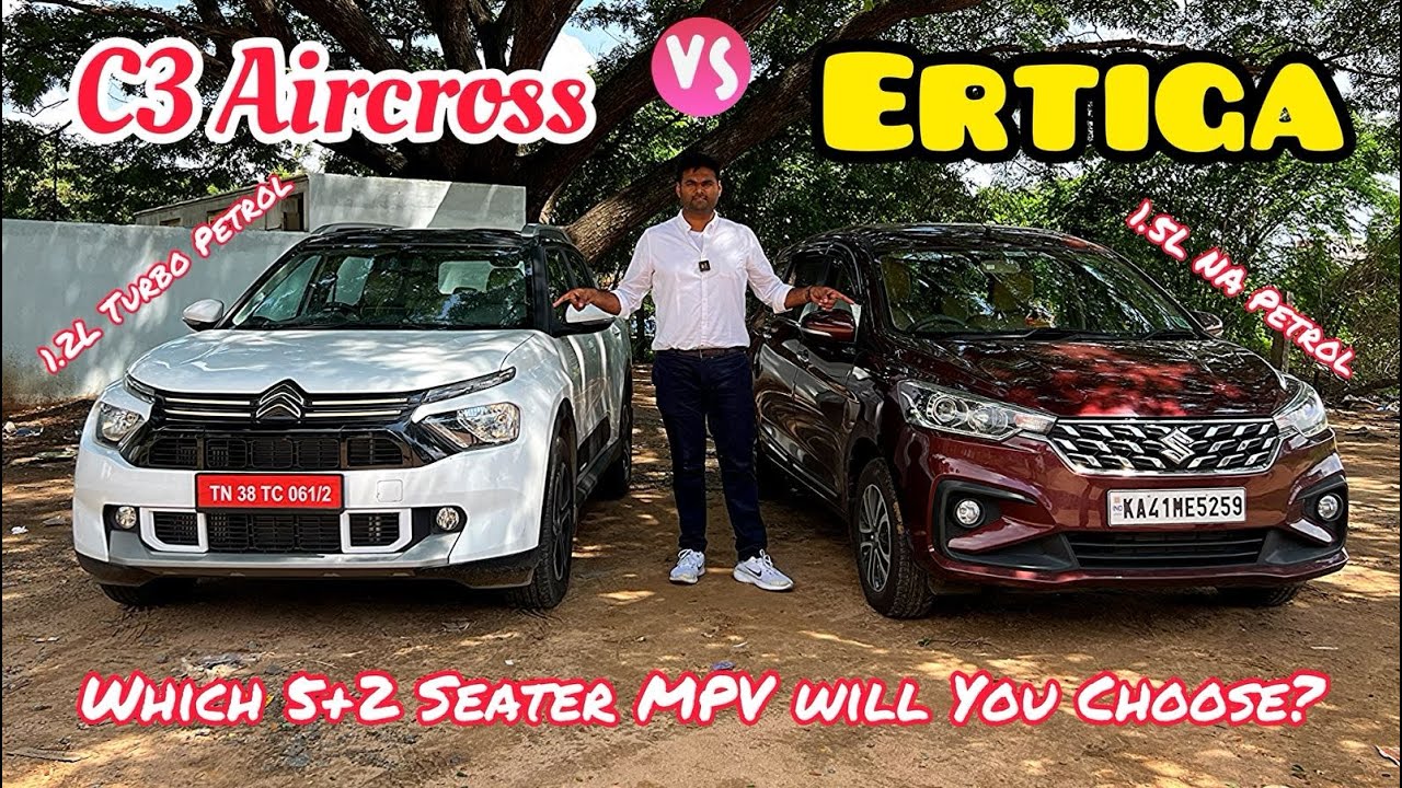 Citroen C3 Aircross против Ertiga | French Turbo Power против Evergreen Maruti Suzuki | PitstopWe...