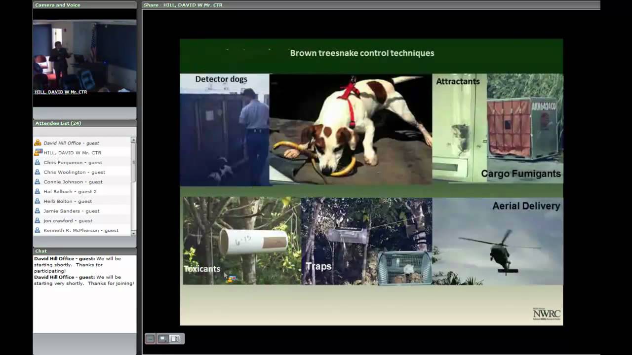 Dr. Larry Clark - "Developing Methods to Control Invasive Rats, Birds and Snakes