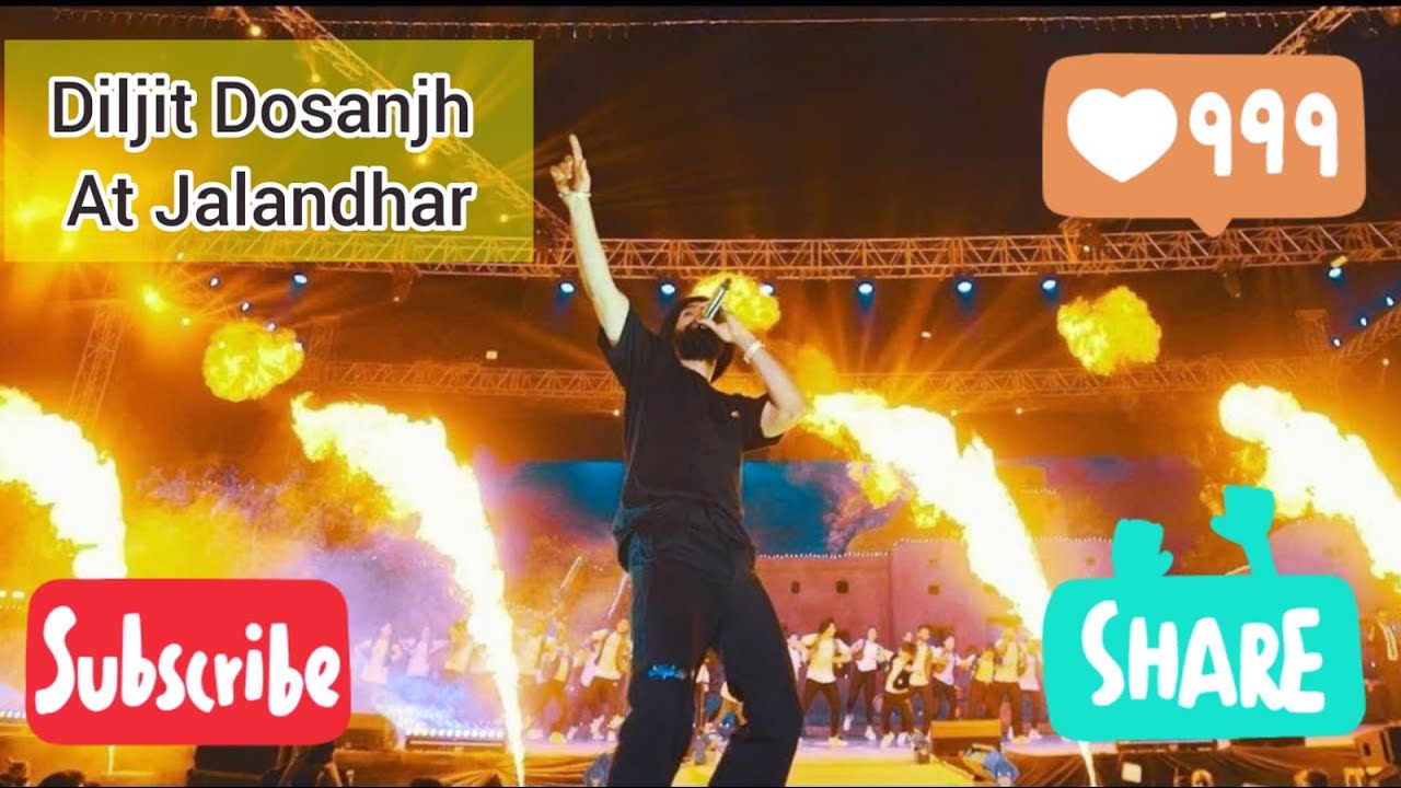 Diljit Dosanjh at LPU Live concert | Jalandhar| Born to shine |@Shiffu Vlogging