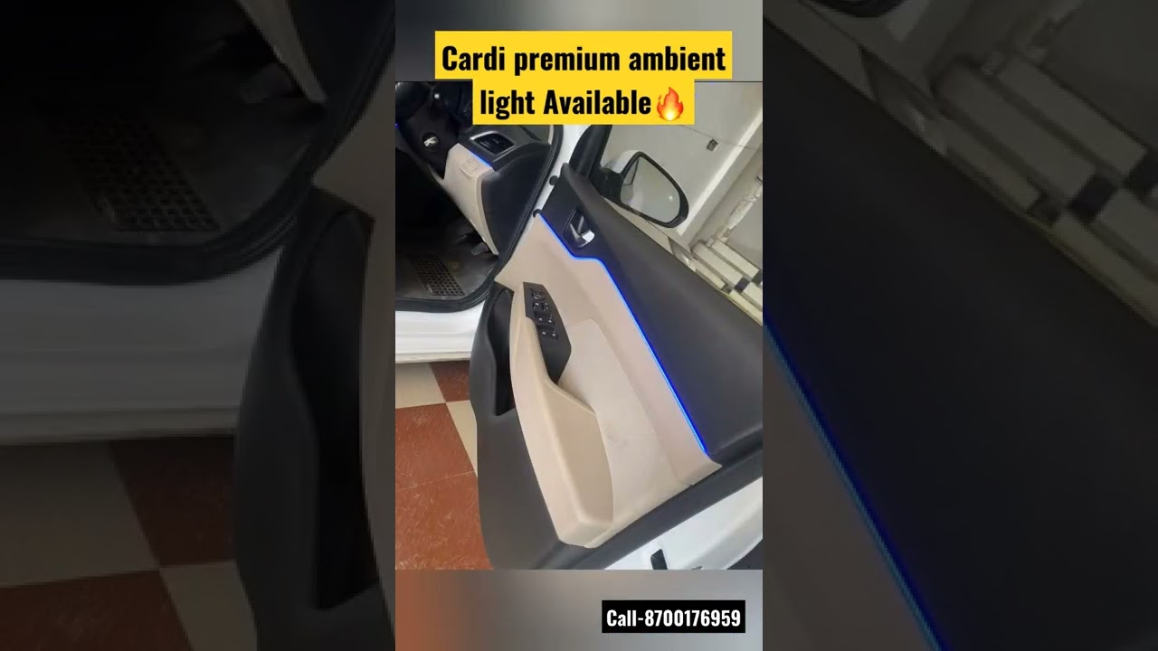 CARDI PREMIUM AMBIENT LIGHTS INSTALLED IN VERNA🔥 Available for all cars