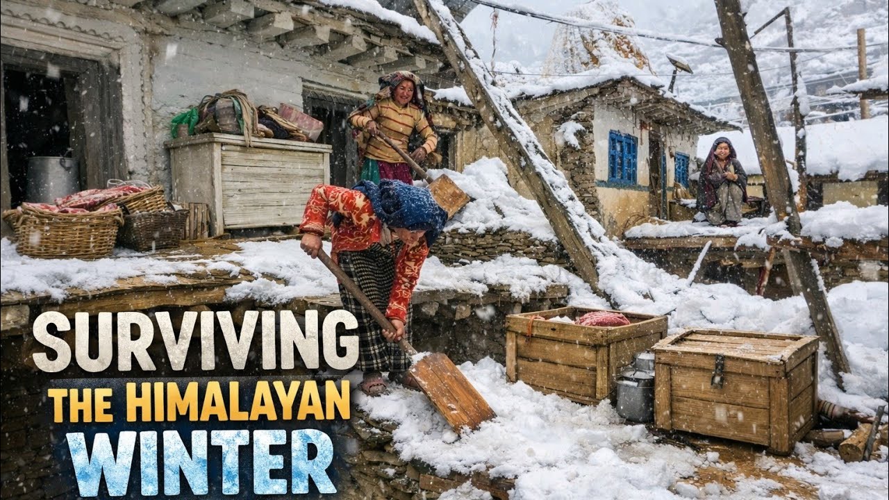 Life in Snowy Nepali Hills || Nepal 