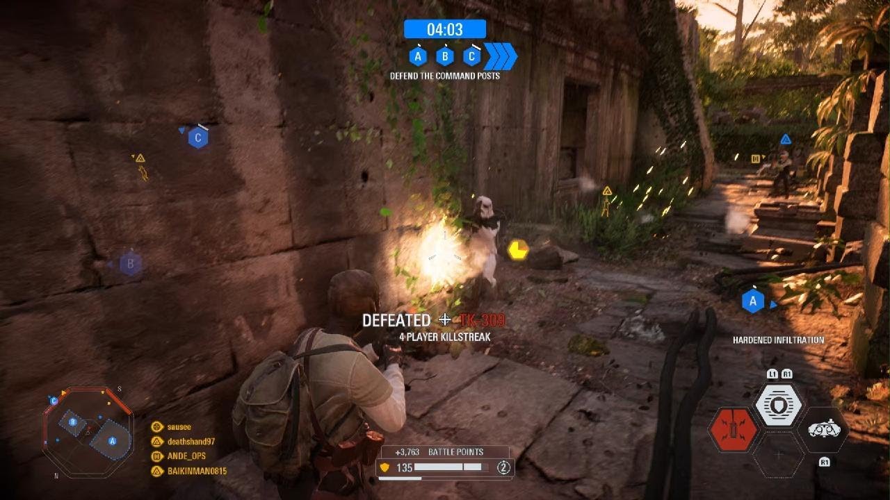 STAR WARS Battlefront II - Co op (Defend) - Yavin 4 [PS5]