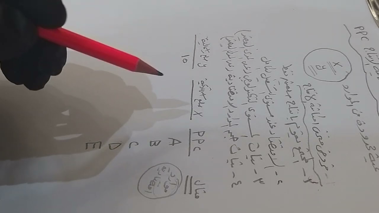 النمو الاقتصادي ومنحنى امكانية الانتاجppc