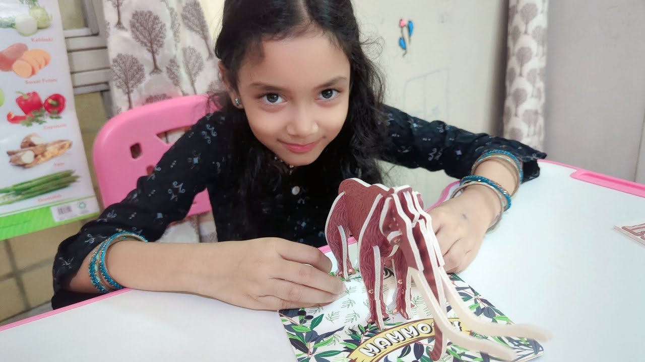 Woolly Mammoth 🦣 || 3d Puzzle 🧩 made by Swara 😍