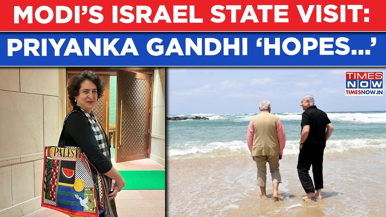 Indian PM’s Israel State Visit: Priyanka Gandhi’s Message To Modi For Knesset Speech| MP Hopes…