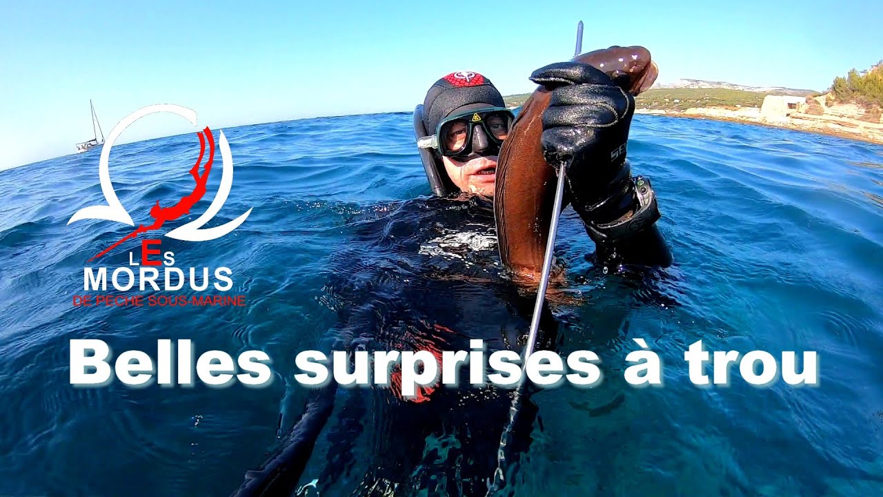 2 grosses mostelle capturées à trou en chasse sous-marine #Mostelles,#Chapon,#Congre et autres.