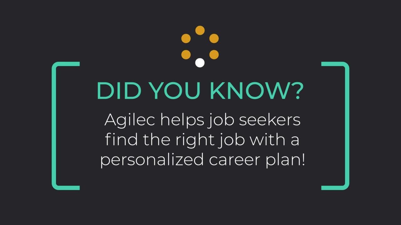 Agilec Employment Services for Job Seekers - Personalized Career Planning!