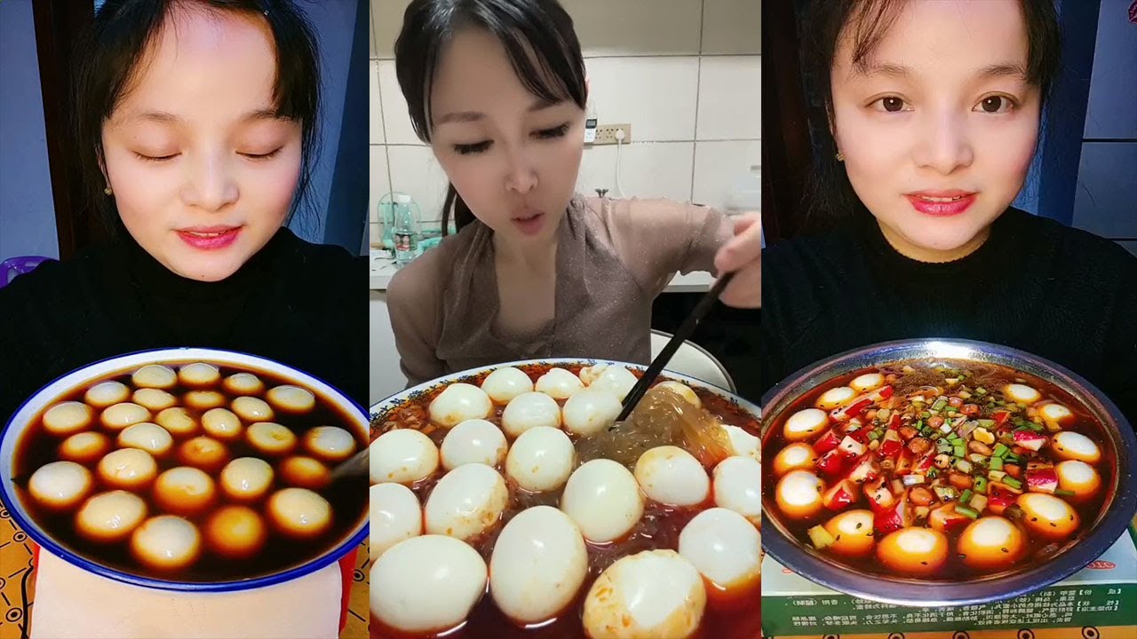 Mukbang ASMR 매운 국수와 계란 | Spicy Noodles paired with Soft Boiled Eggs (Dining Sounds)