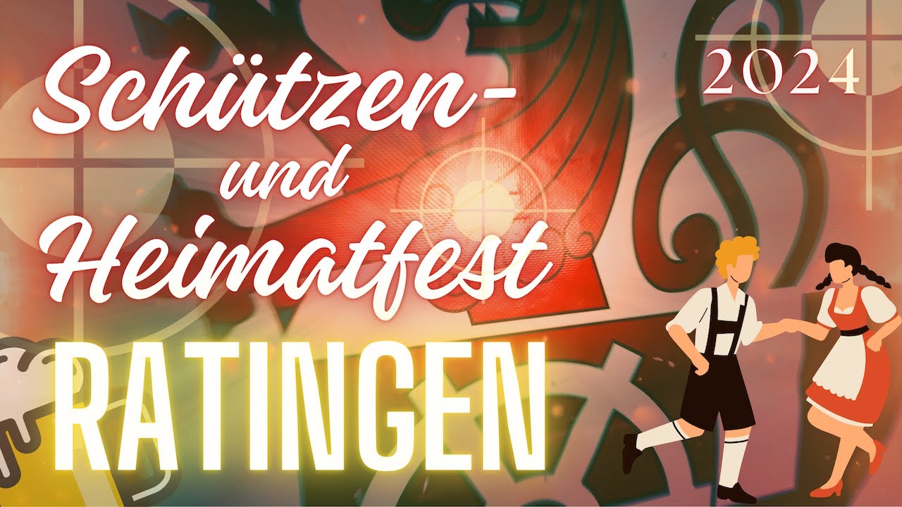 🎡🎢🎠 Sch&uuml;tzenfest und Heimatfest Ratingen 2024 🤠 S&uuml;&szlig;er Festplatz, tolle Kirmes 🥰 Gut Schuss! 💥 4K