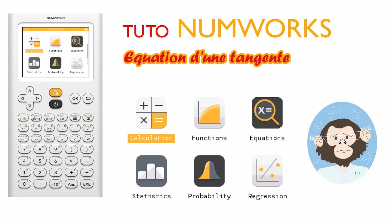 Équation d'une tangente - Tuto NUMWORKS