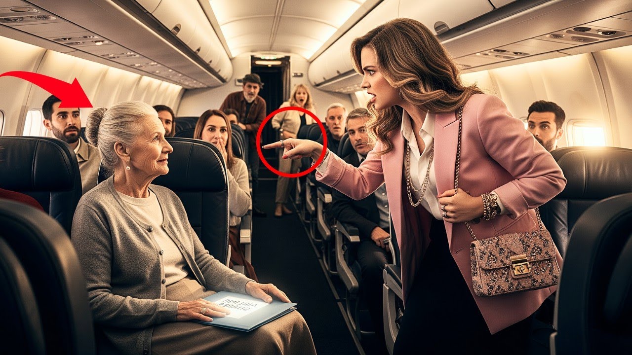 Rich Girl Mocked a Homeless Old Lady — Didn’t Know She Owned the Airline’s Shares