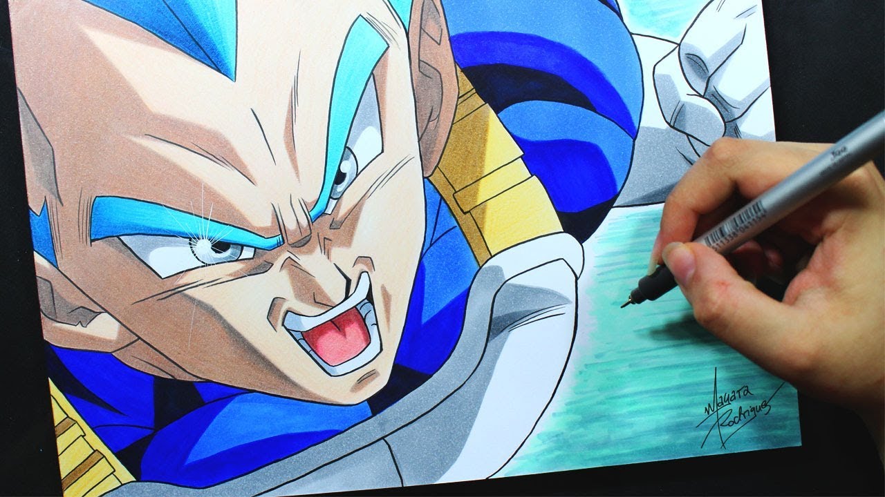 Speed Drawing - Vegeta [DRAGON BALL SUPER]