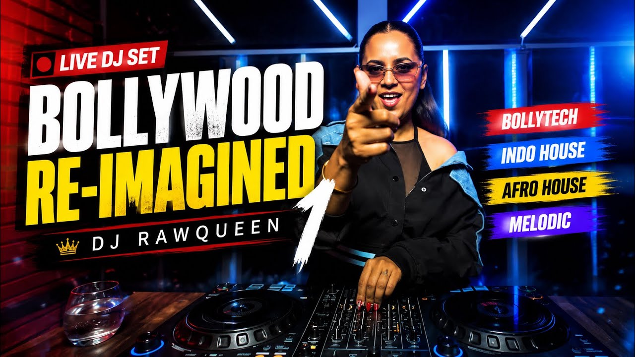 Bollywood Re-Imagined 1- Dj RawQueen | Live Dj Set | Bollytech | Indo House | Afro House | Melodic