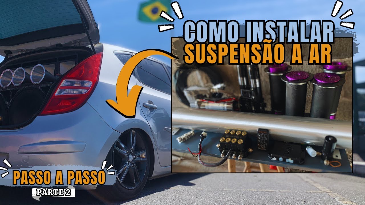 PARTE 2 COMO PASSAR MANGUEIRAS E FIOS PASSO A PASSO [COMO INSTALAR SUSPENSÃO A AR]