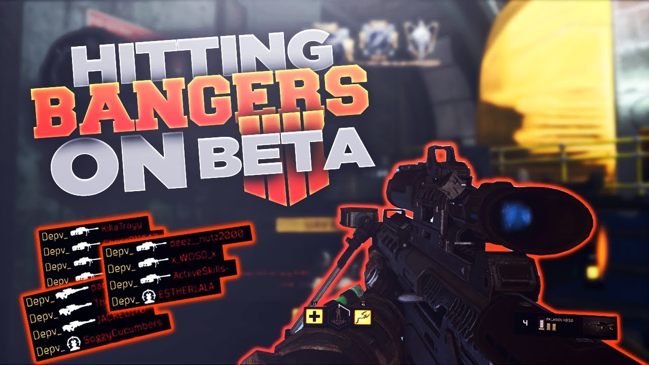 HITTING CLIPS ON THE BO4 BETA! (BO4 Sniping Highlights)