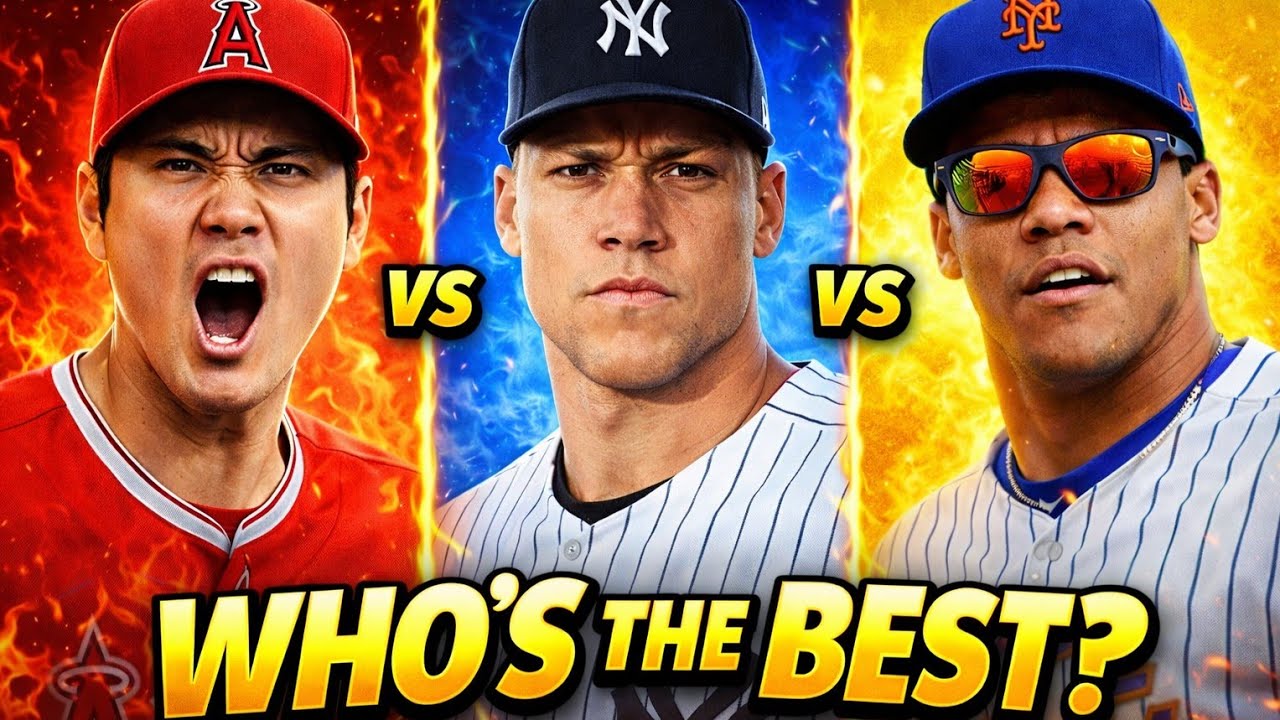 Shohei Ohtani vs Juan Soto vs Aaron Judge | Full Stats Comparison | Hits, WAR & MVP