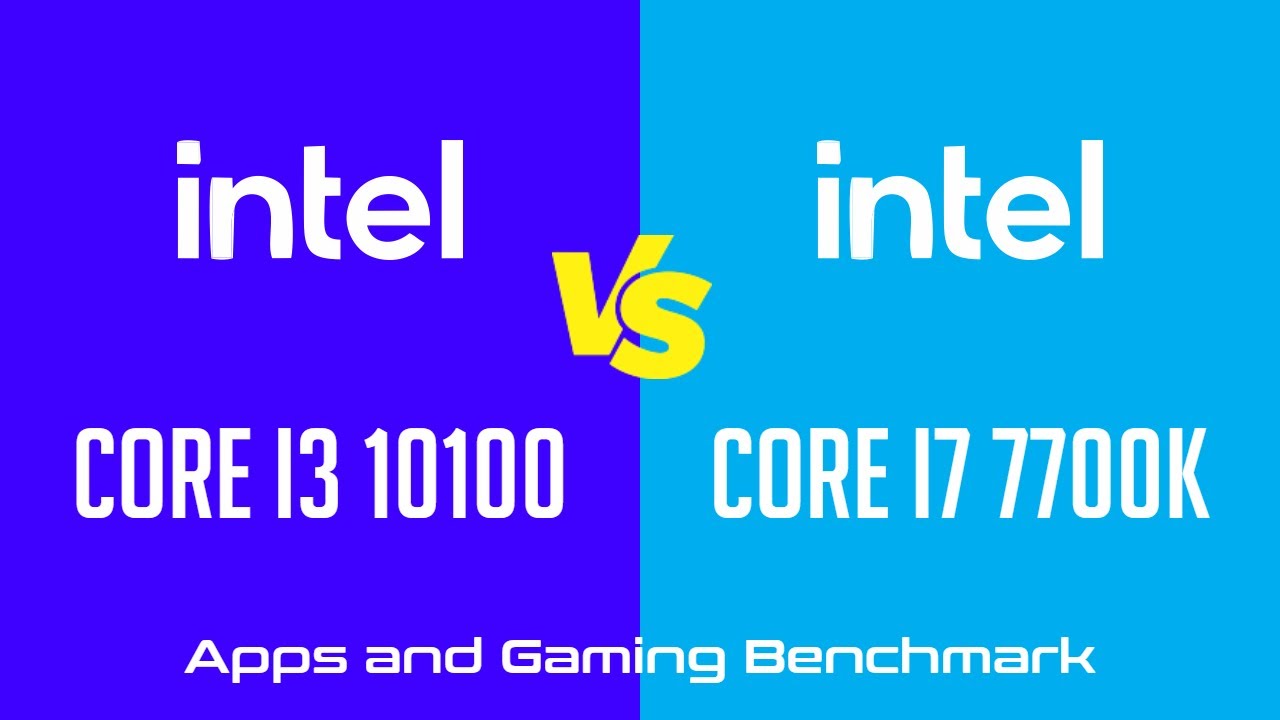 Intel Core i3 10100 vs Intel Core i7 7700K - Apps & Gaming Benchmark (RTX 3090)