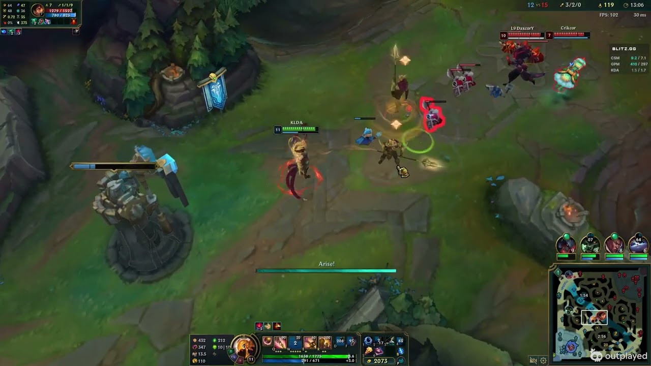 Carrying as Azir 14/5/5 + 9.2 CS vs Aurelion Sol (Diamond II)