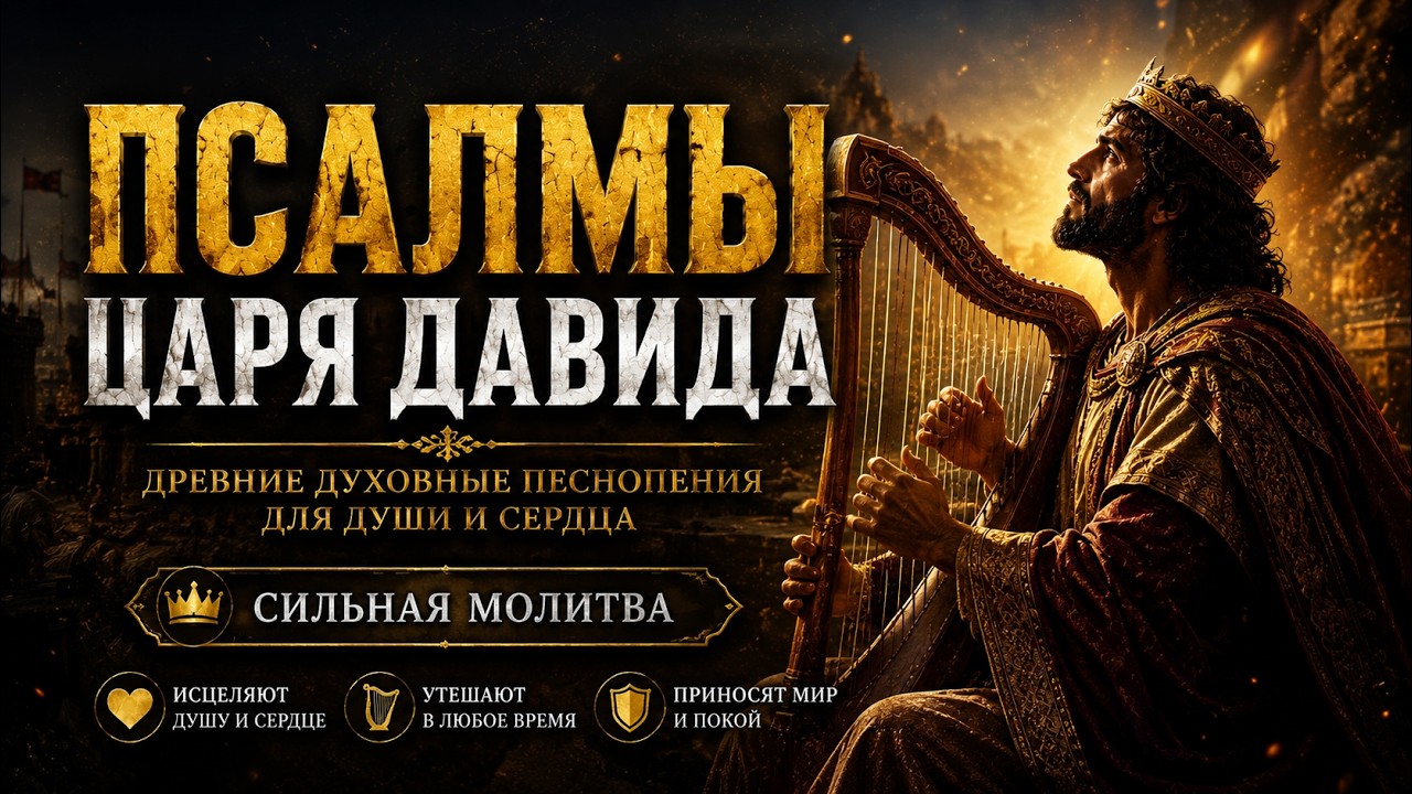 ПСАЛМЫ ДАВИДА, КОТОРЫЕ ПРОНИКАЮТ В СЕРДЦЕ 🙏 ДУХОВНОЕ ИСЦЕЛЕНИЕ И БЛАГОДАТЬ