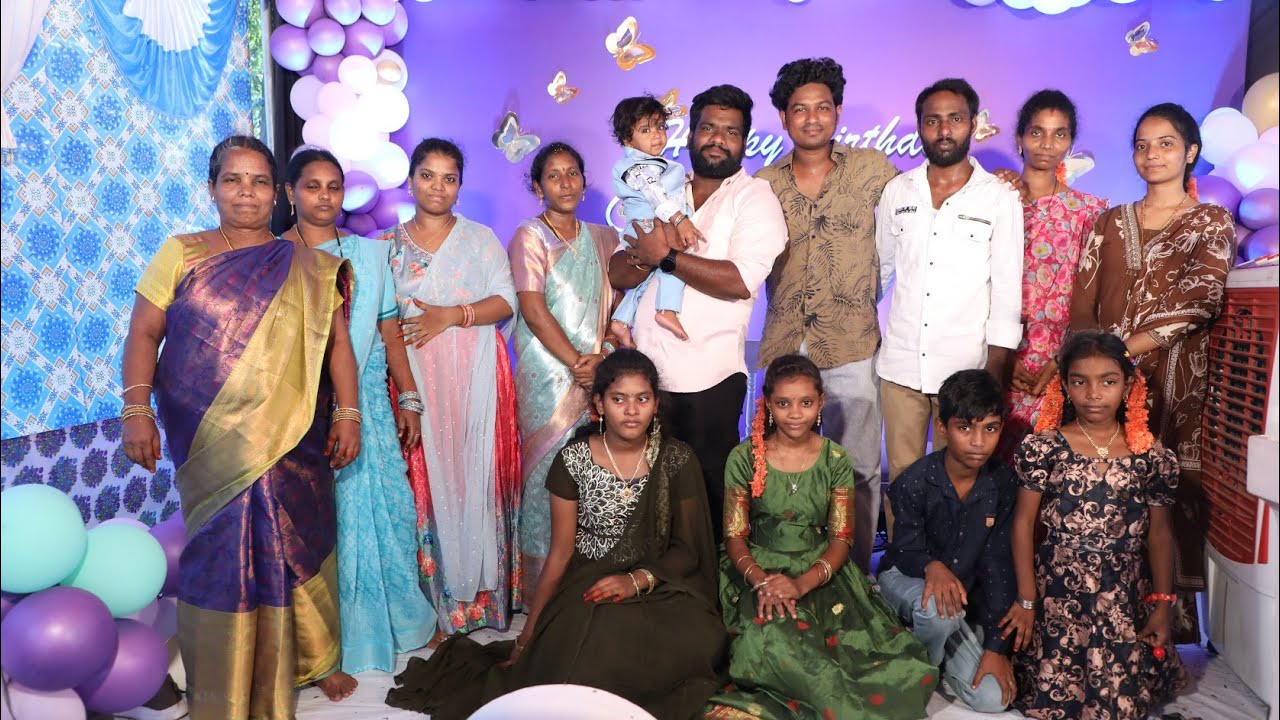 Revaansh Akumarthi  1st birthday video