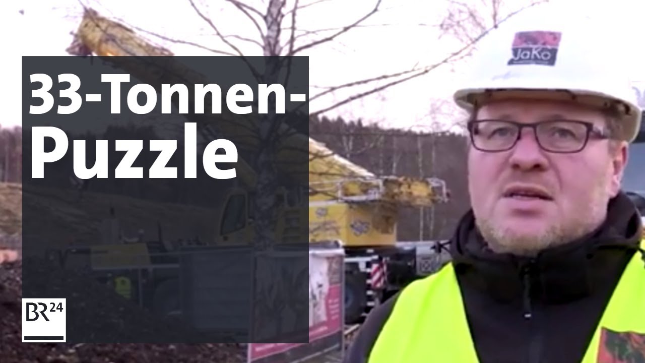 Altes Handwerk: Aufbau einer historischen Sägemühle im Bauernhofmuseum | Abendschau | BR24