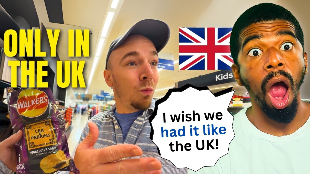 Американец шокирован ценами на продукты в Великобритании! (Тур по британским супермаркетам) 🇬🇧