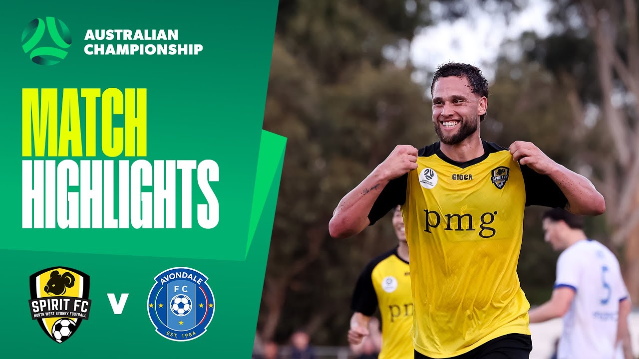 NWS Spirit v Avondale | Highlights | 2025 Australian Championship Round 2