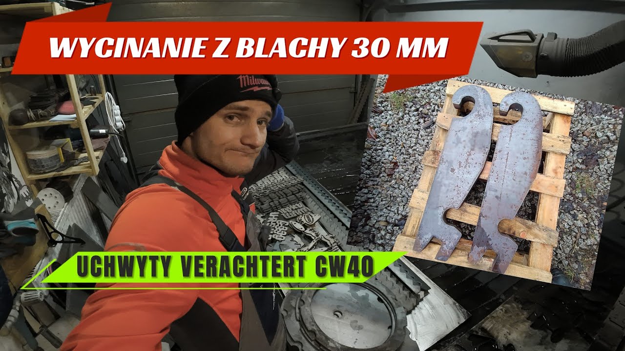 UCHWYTY VERACHTERT CW40 WYCINANE CNC PLAZMĄ