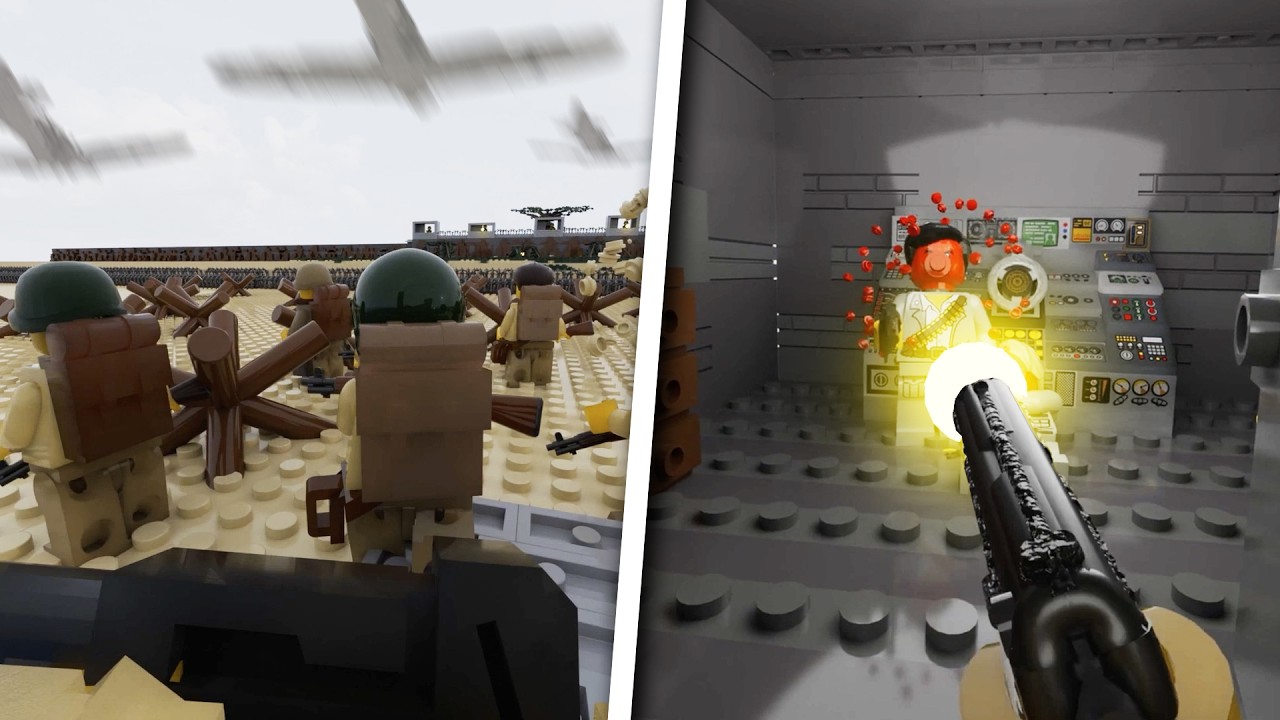 LEGO D-Day in First Person