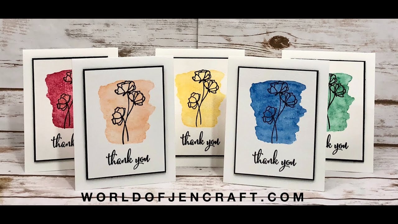Stampin' Up! Love What You Do Thank You Cards