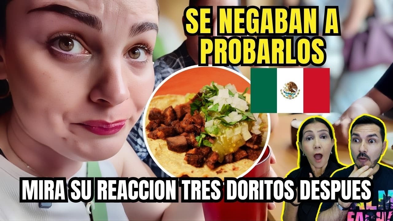 Esta COMIDA MEXICANA NO Era lo Que Ellos ESPERABAN | La PROBARON y ESTO Fue lo Que PASO 🇲🇽😲😲.