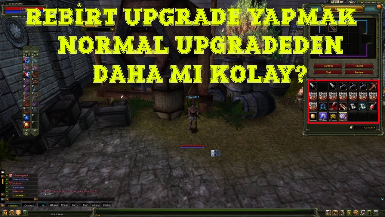 REBİRTTEN GİDEREK +9 İTEM BASMAK DÜZE GÖRE DAHA MI KOLAY ? Knight Online