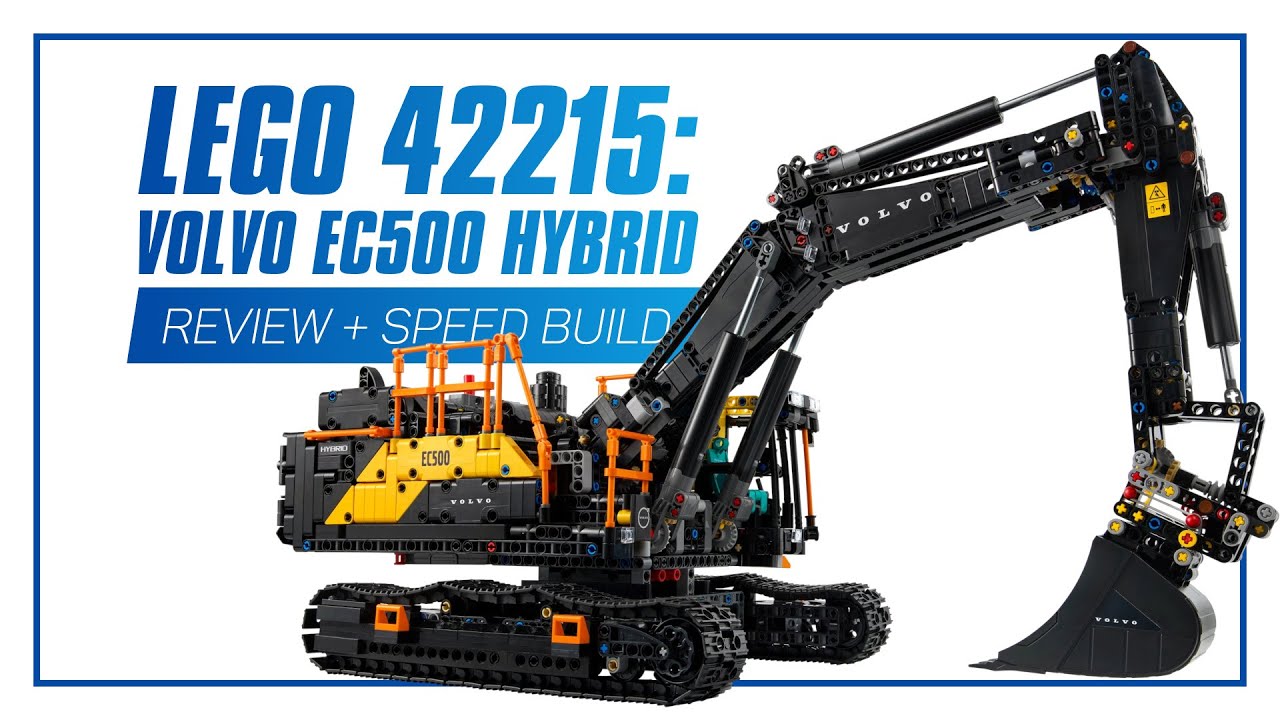 LEGO 42215 Volvo EC500 Hybrid - IN-DEPTH REVIEW