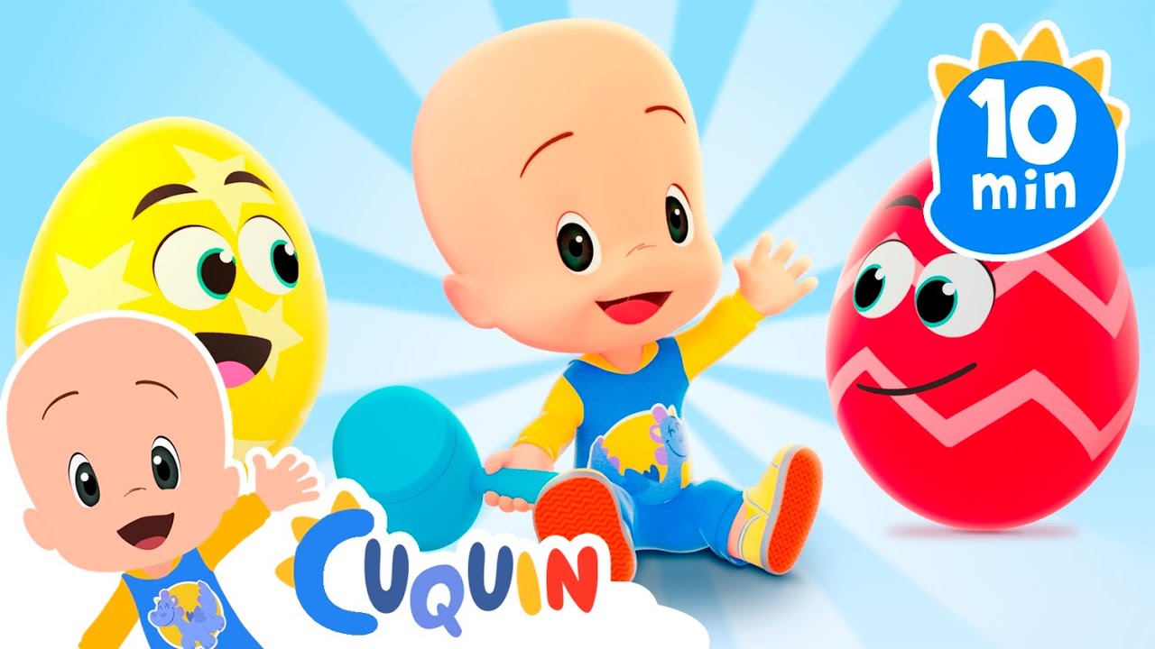 Farm Animal Surprise Eggs: learn with Cuquin! 🐷 | Educational videos