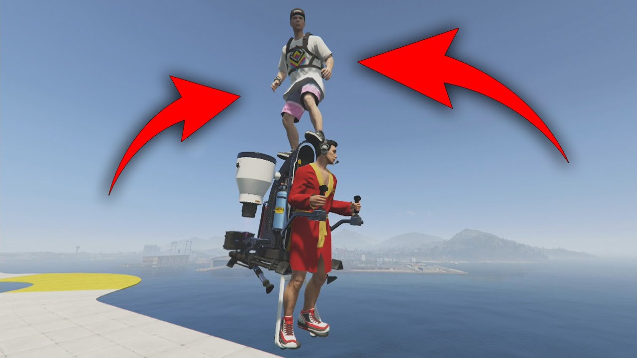 CARRERA COOPERATIVA 99% HABILIDAD!! ME SUBO EN UN JETPACK! - GTA V ONLINE