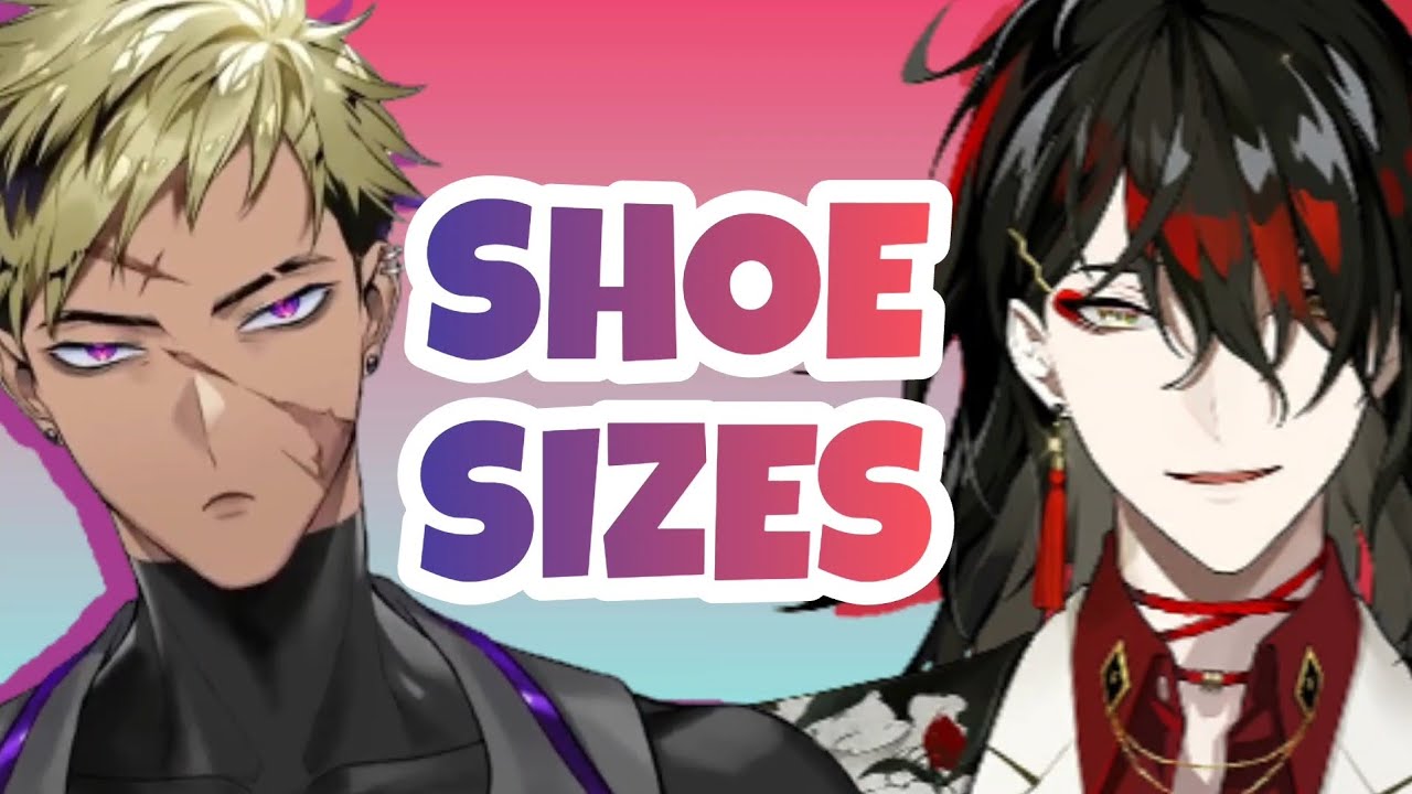 VANTACROW and VOX's shoe sizes
