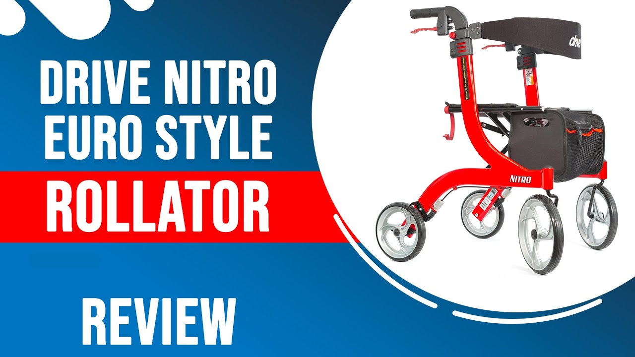 Обзор роллатора Drive Nitro Euro Style