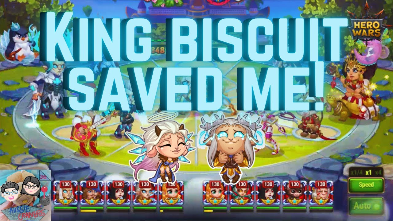 Hero Wars King Biscuit in Guild War!