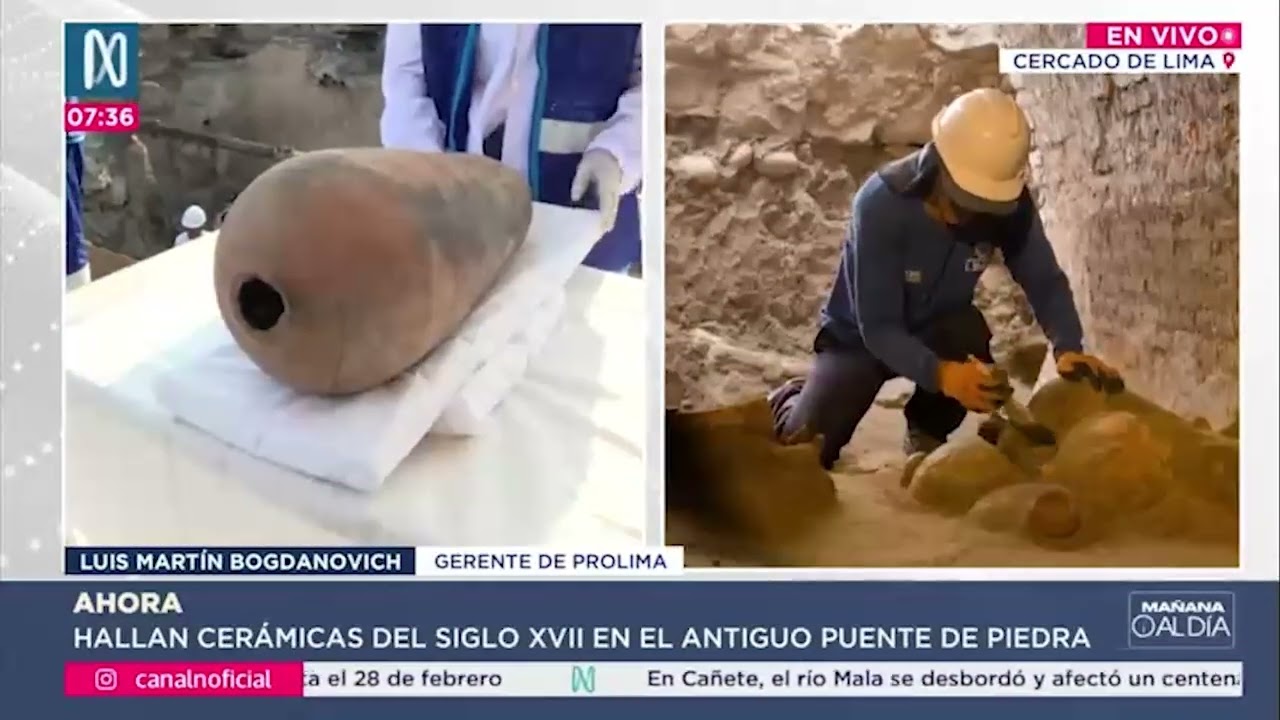 Arqueología de Lima: hallan restos de los primeros puentes de la ciudad