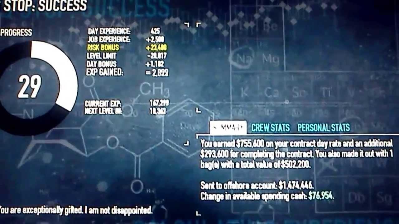 PAYDAY 2  MONEY AND XP GLITCH CHEAT