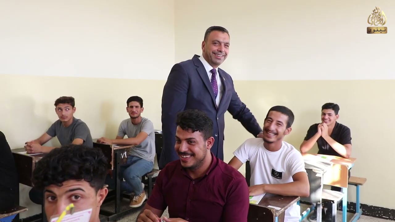 #مدير_عام تربية نينوى يزور المراكز الامتحانية في ناحية الكوير شرق نينوى ...