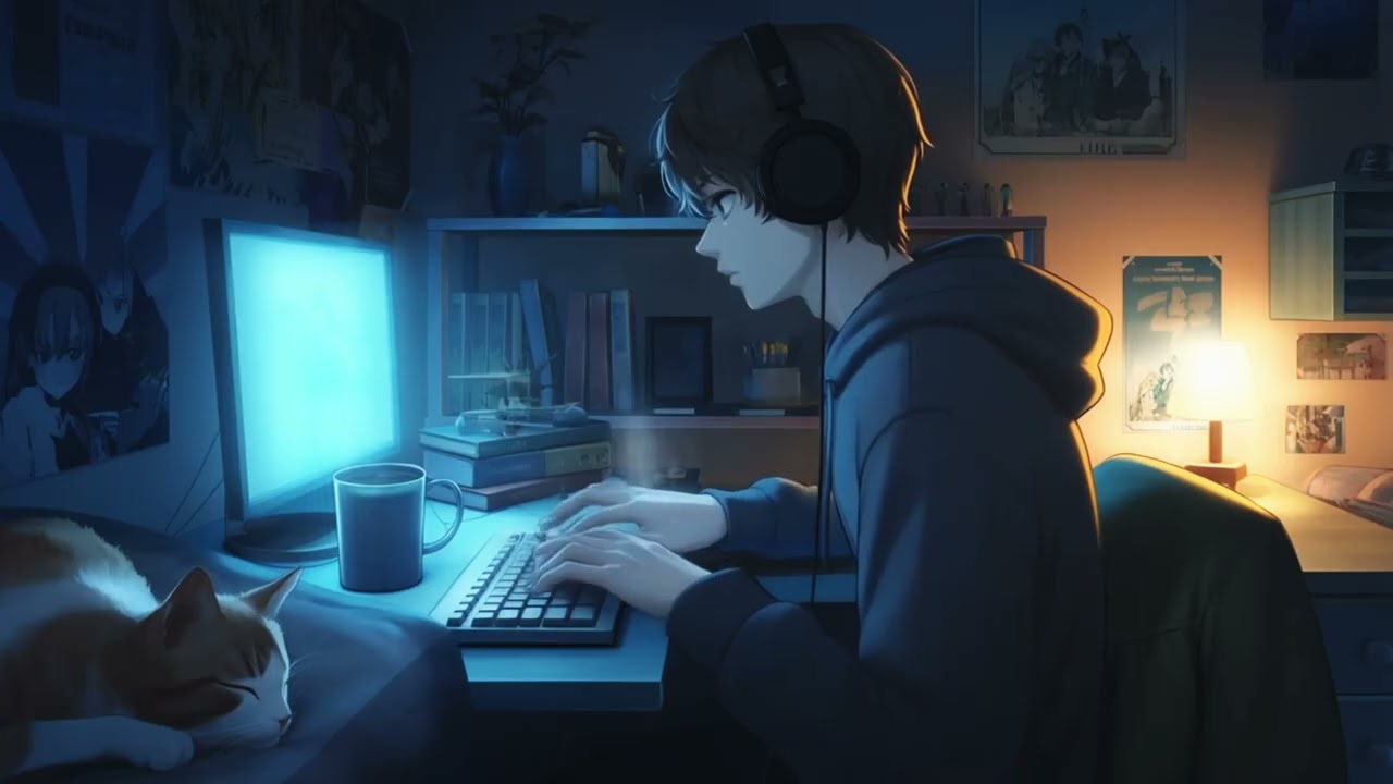 Lofi beats to code / study ☕ calm night vibes | chill lo-fi hip hop