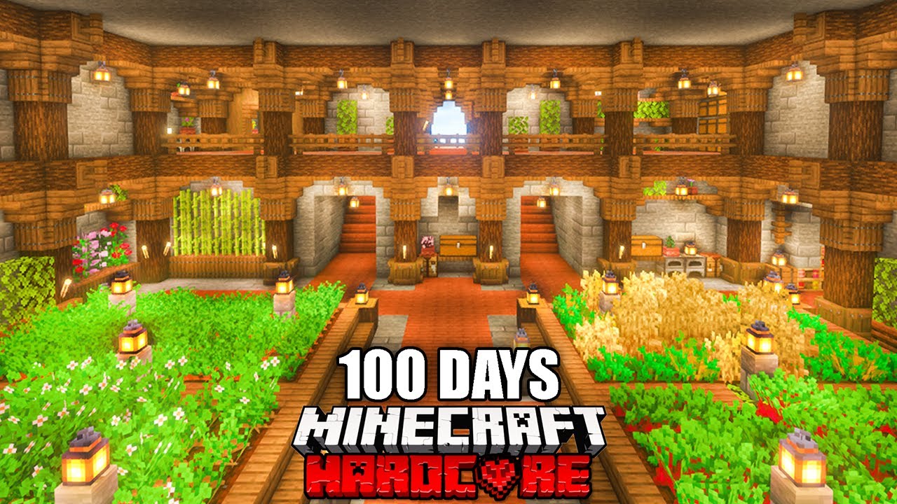 I Spent 100 Days UNDERGROUND In Minecraft