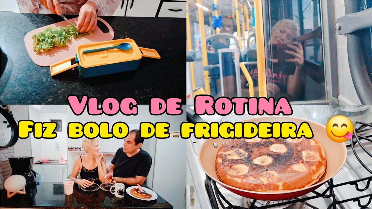 VLOG DE ROTINA MORANDO A DOIS - FIZ BOLO DE FRIGIDEIRA 😋
