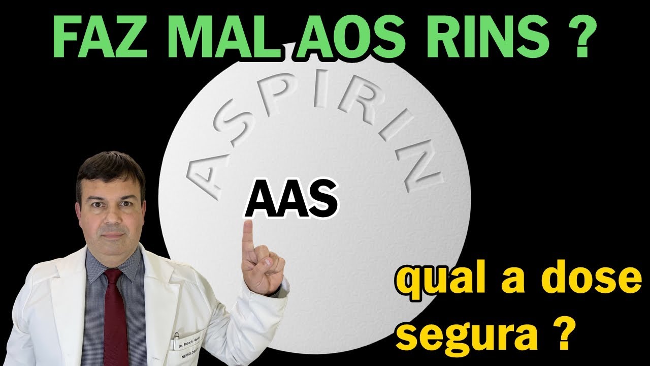 AAS (Ácido Acetilsalicílico) é Mesmo SEGURO para os RINS ?