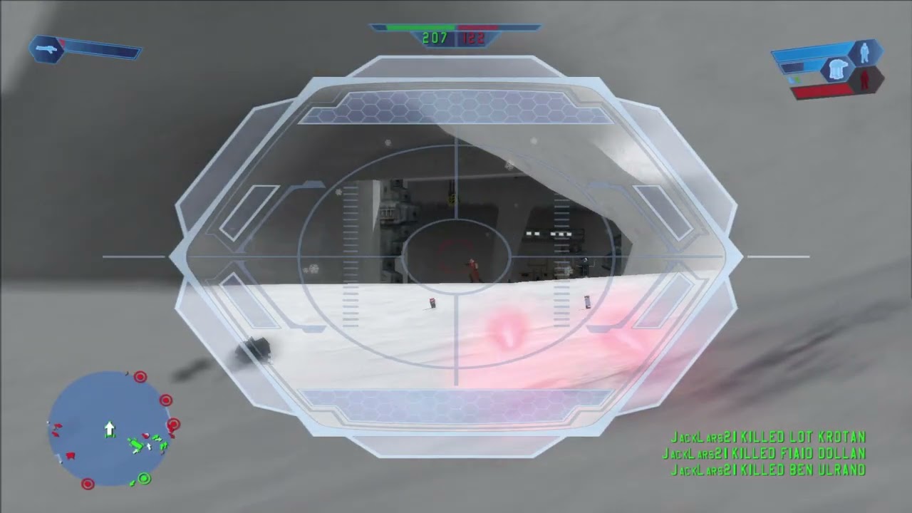 SWBF 2004; Instant Action - Hoth (Empire) Gameplay 