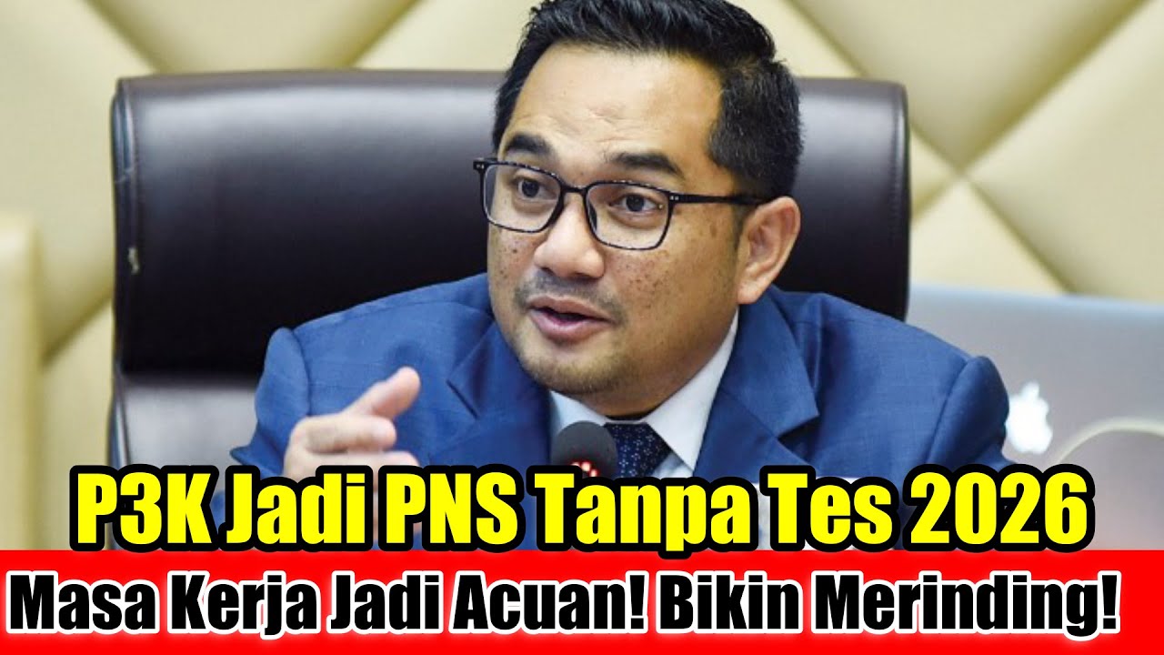 P3K ke PNS 2026 Tanpa Tes, Masa Kerja jadi Dasarnya!