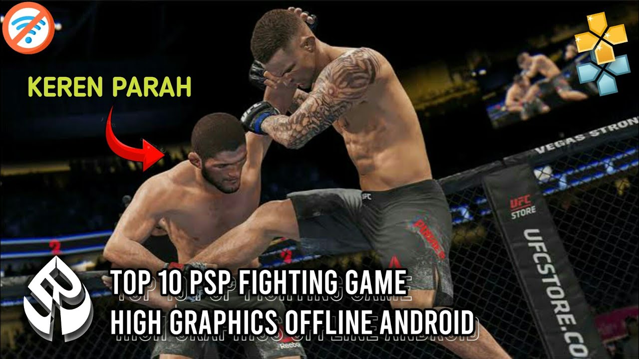 Top 10 Game Fighting psp paling recommended | game ppsspp terbaik