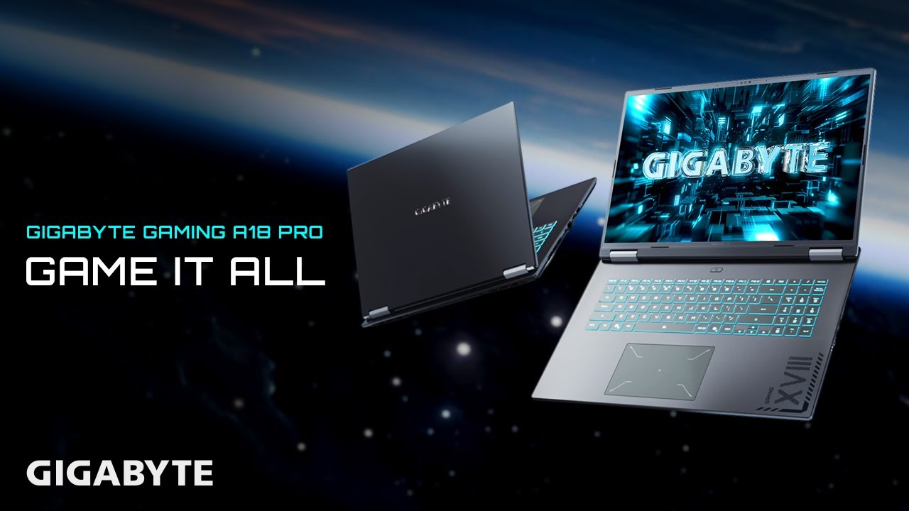 GIGABYTE A18 PRO #hern&iacute;notebook #trailer